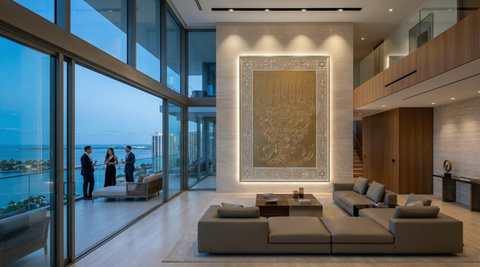 Luminous Covenant -Rilievo  by Philip Shikhess- Gallery editionLuminous Void - Rilievo  by Philip Shikhess- Luxury house in miami