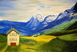 Swiss Alps 20 x 29