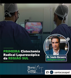 Primeira Cistectomia Radical Laparoscópica da Região Sul do Estado do Rio Grande do Sul