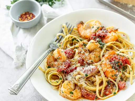 Garlic Butter Shrimp Pasta