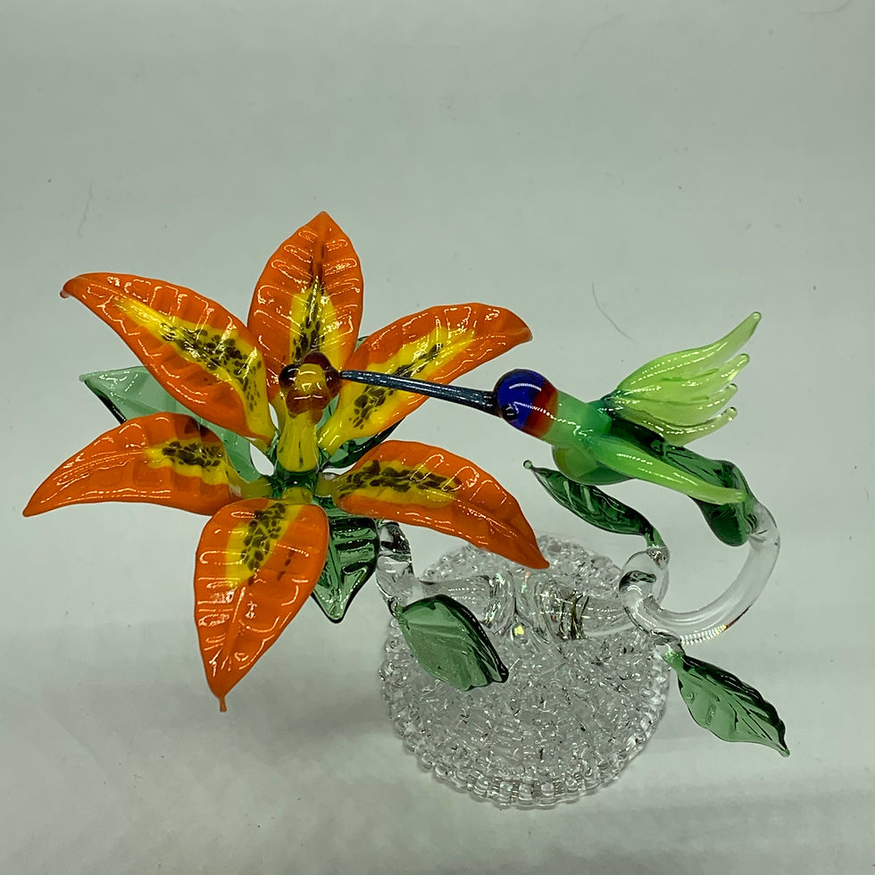Thumbnail: Hummingbird with Flower