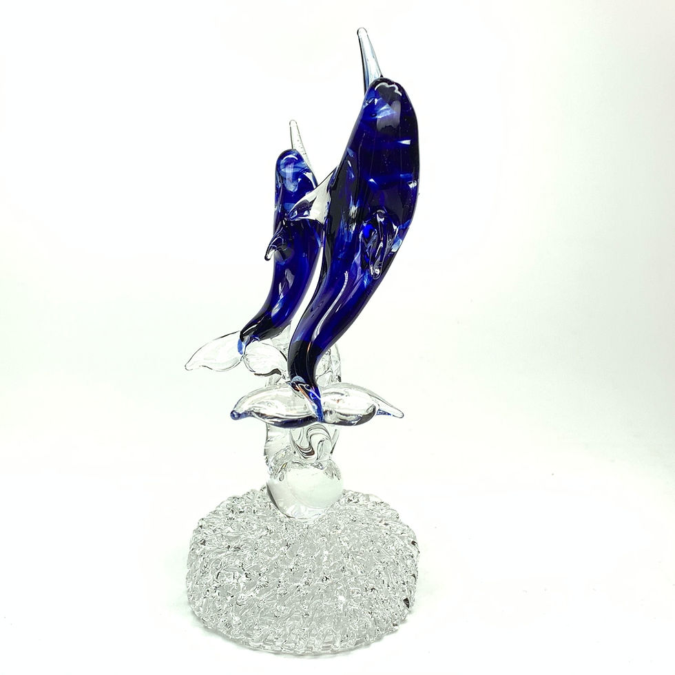Thumbnail: Double Dolphin Figurine