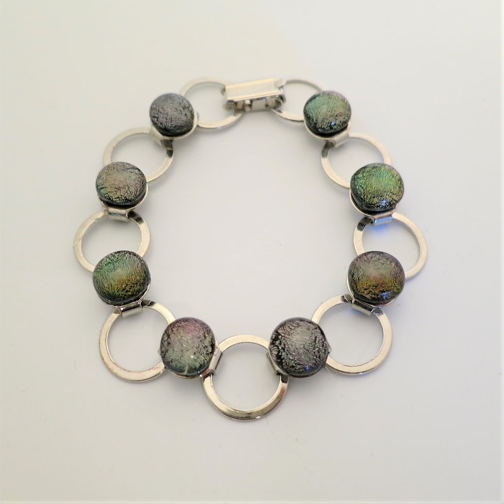 Thumbnail: Dichroic Glass Bracelet