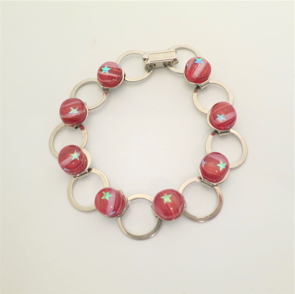 Thumbnail: Dichroic Glass Bracelet