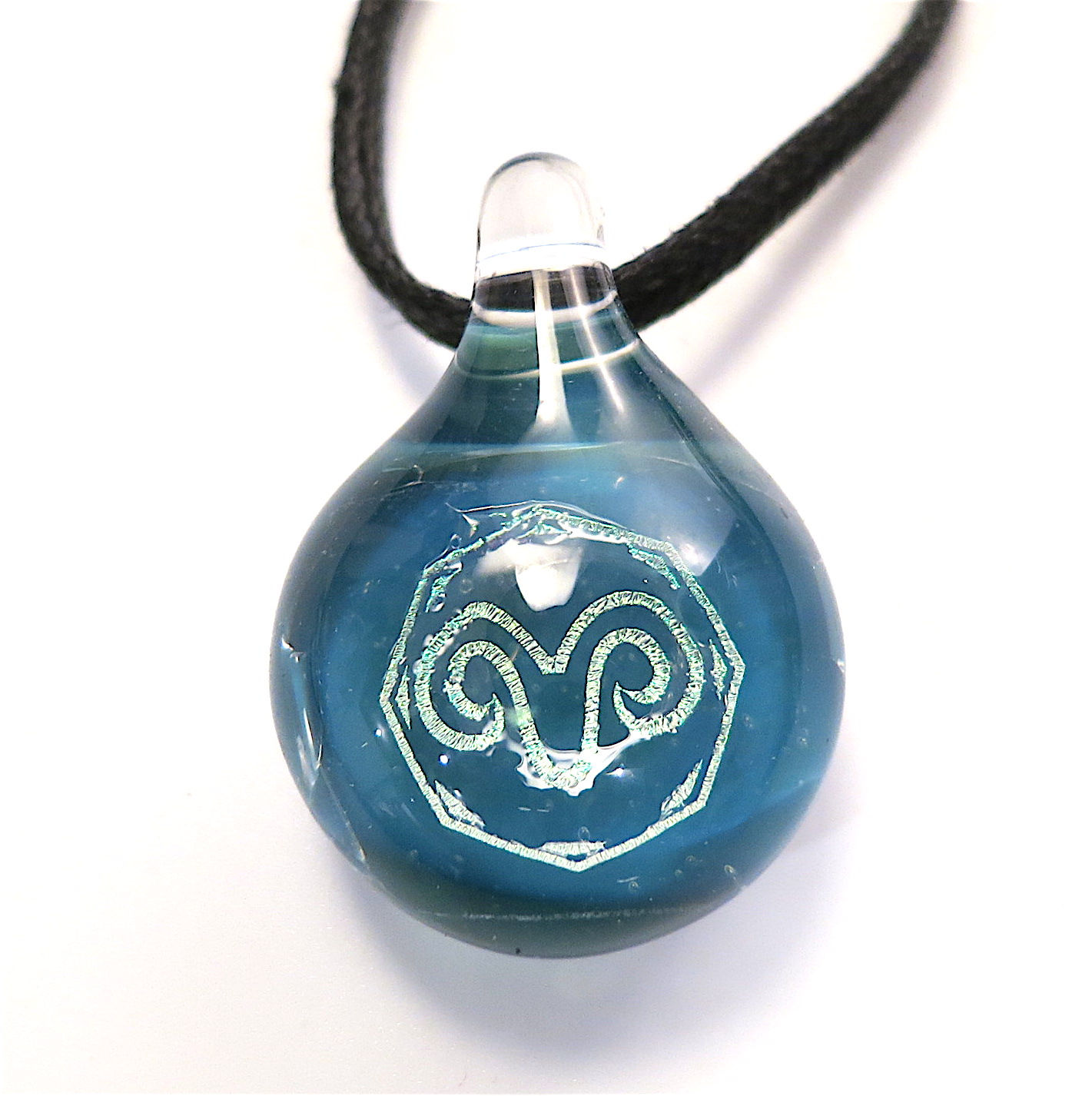 Zodiac Picture Dichroic Symbols Pendant