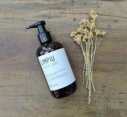 Sapone liquido naturale con olio essenziale di elicriso prodotto in Sardegna