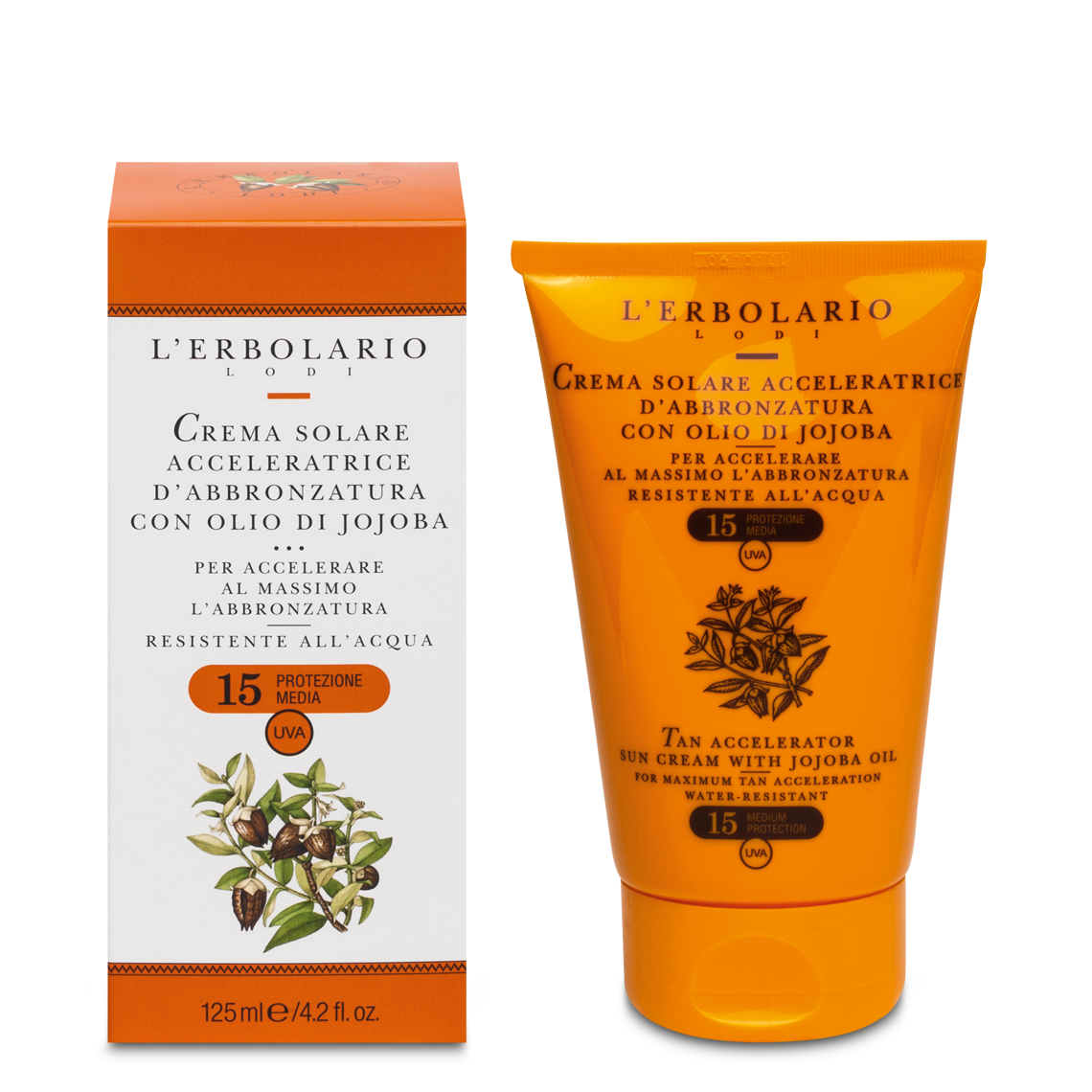 Crema solare Acceleratrice d’Abbronzatura SPF 15 – L’Erbolario