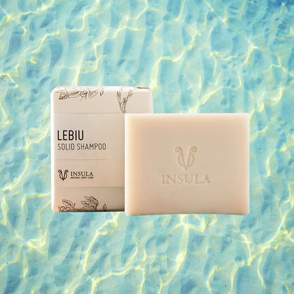 Shampoo solido naturale bio con olio di lino e olio di ricino per tutti i tipi dei capelli prodotto in Sardegna