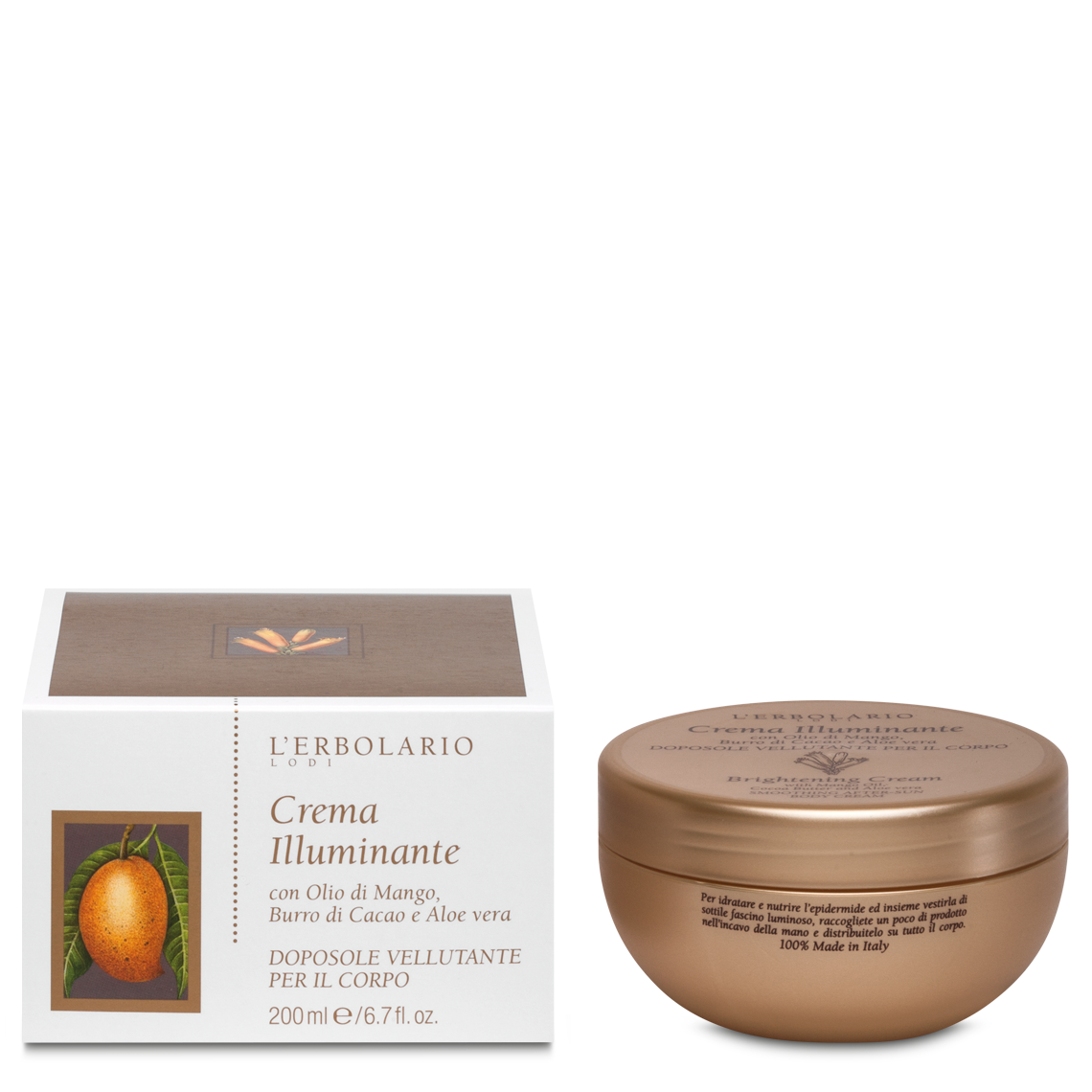 Crema Illuminante Doposole - L’Erbolario – 200 ml