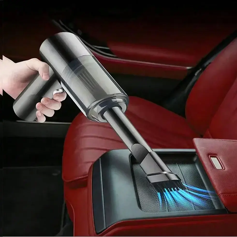 Thumbnail: 1PC Wireless Vacuum Cleaner 120W High Power Black Dual Use for Home And Car Powe