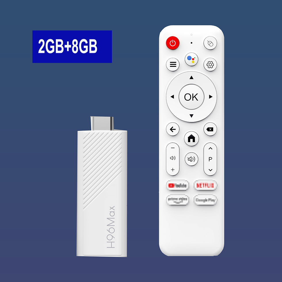Thumbnail: H96 MAX Android TV Stick Allwinner H313 with 2.4G Wifi 5G Wifi6 Dual Brand 8GB 1