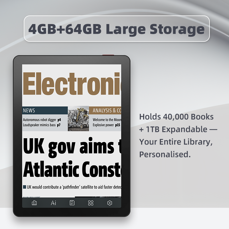 Thumbnail: Bigme E-book Reader B6, 6-inch e-ink electronic book, 36-level front light, Andr