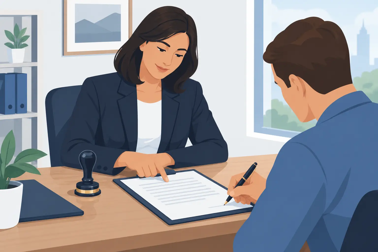 What a Notary Does Before You Sign a Document