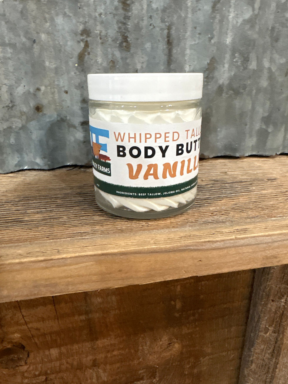 Whipped Vanilla Tallow Body Butter 4 oz