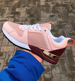 Women Sneakers , Summer Lace Up Casual , Breathable Platform Sport Shoes, Fashion Suede