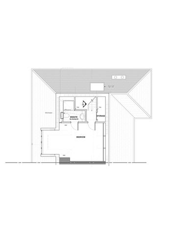 House extension roof plan
