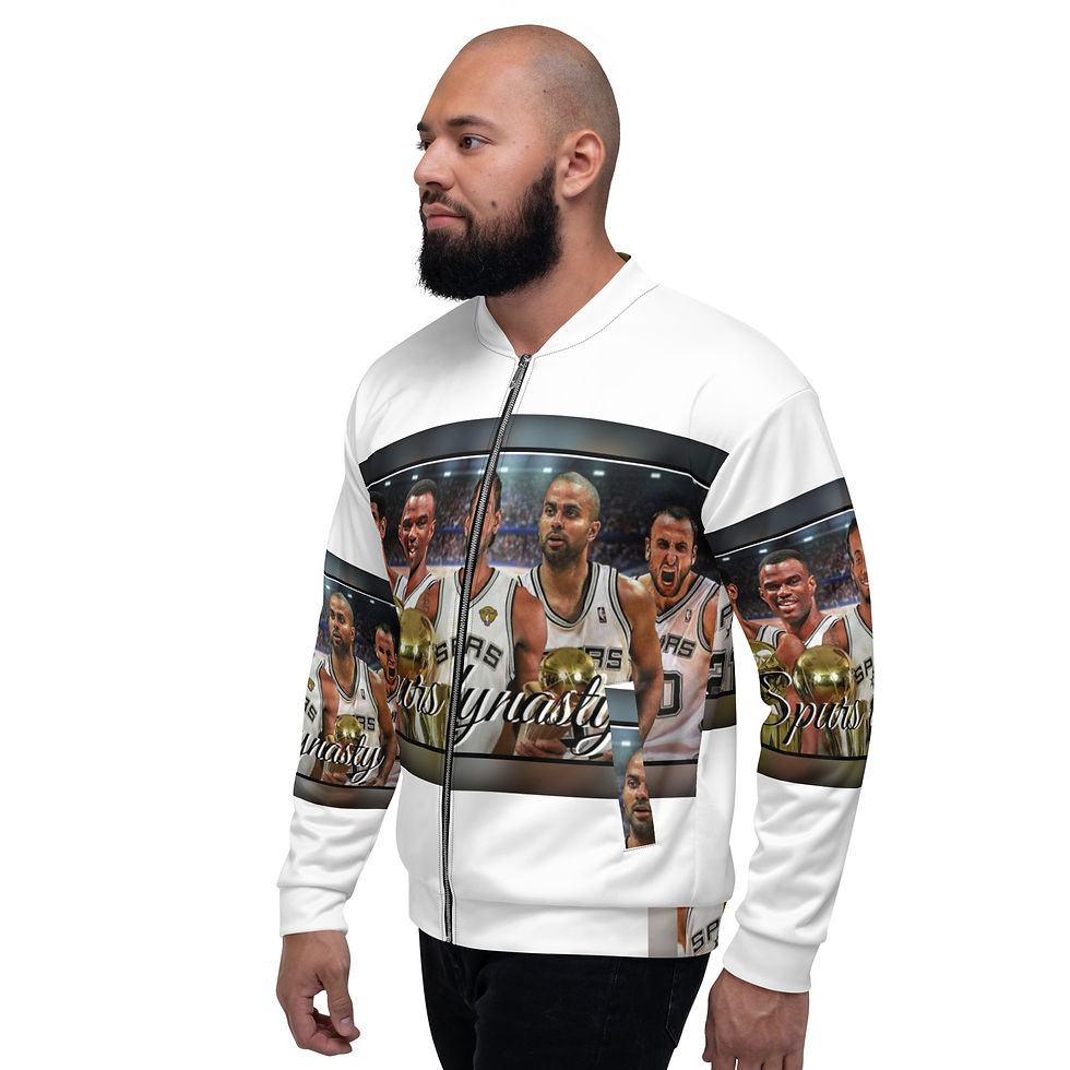 Thumbnail: spurs Unisex Bomber Jacket