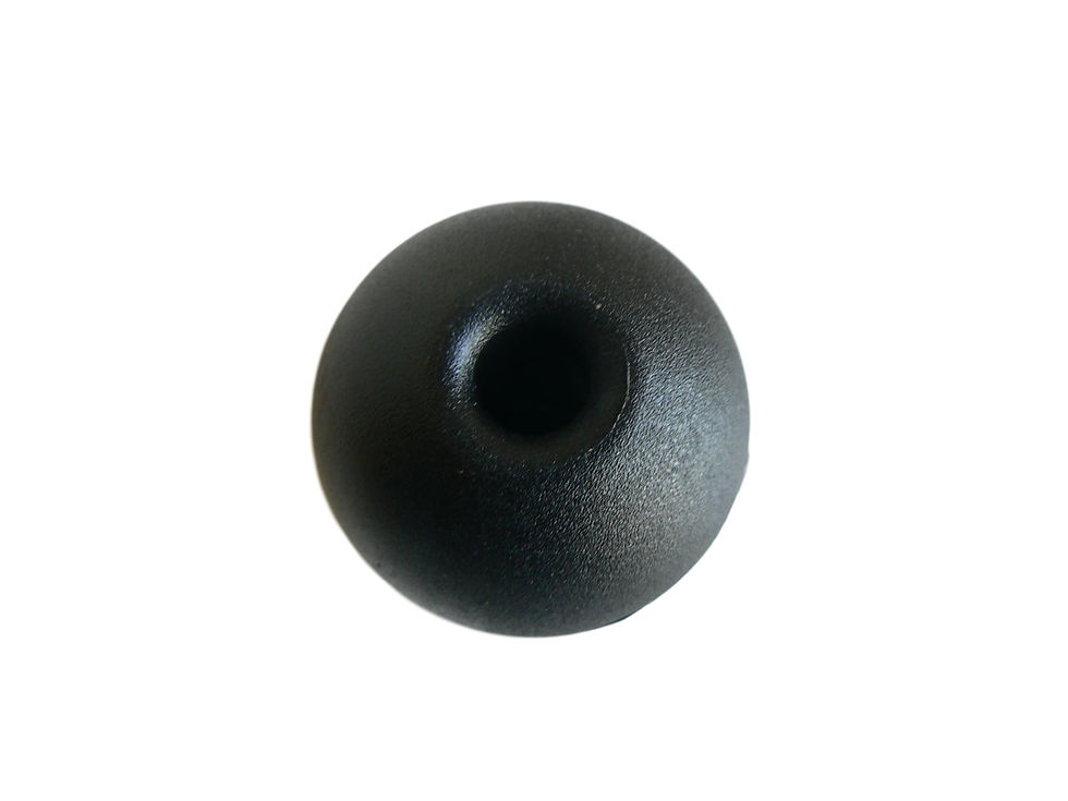 Holt Tie Ball 25mm Black (Pair)