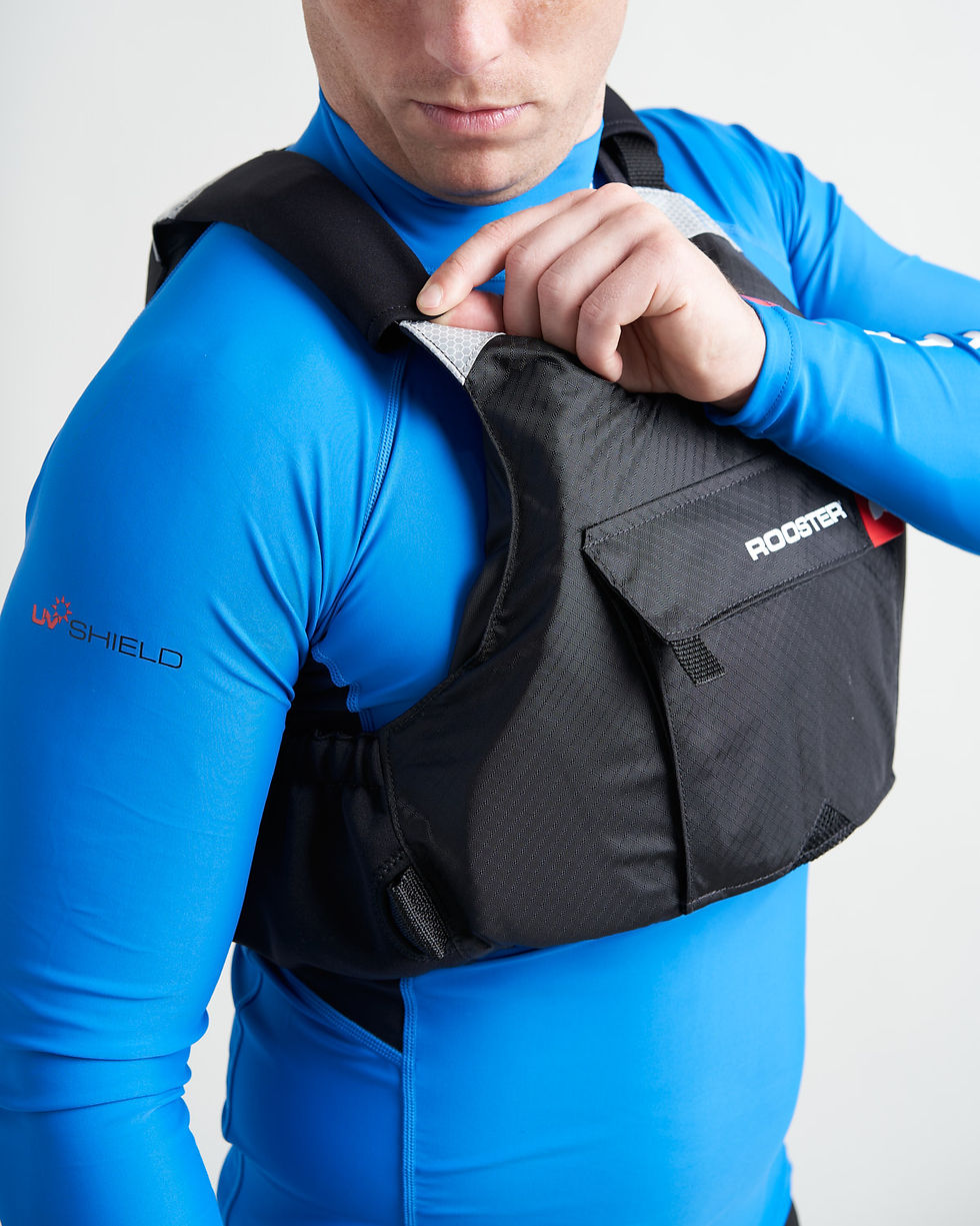 Thumbnail: Rooster Diamond Overhead Buoyancy Aid - Black