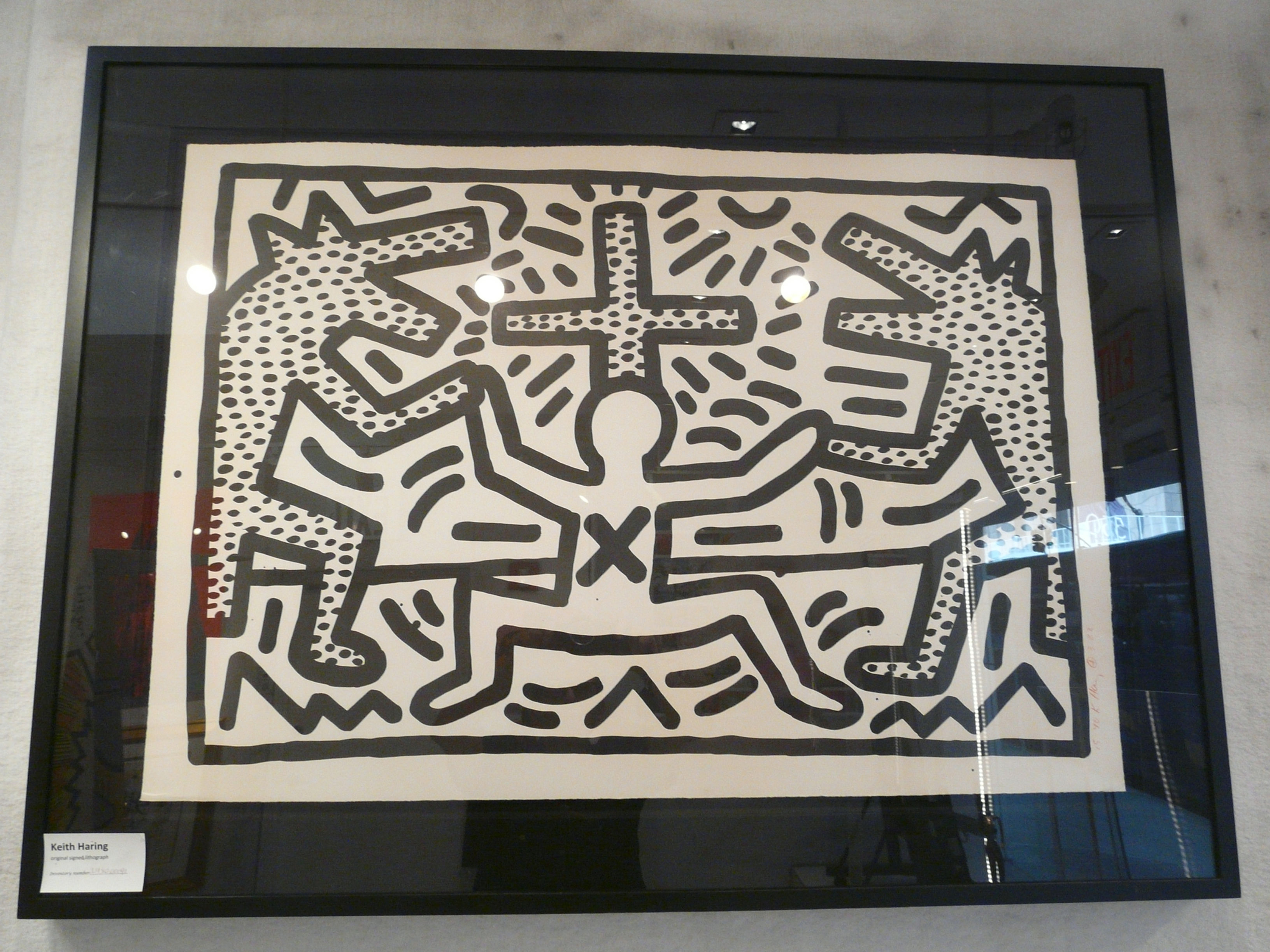 Keith Haring - Dogs B & W