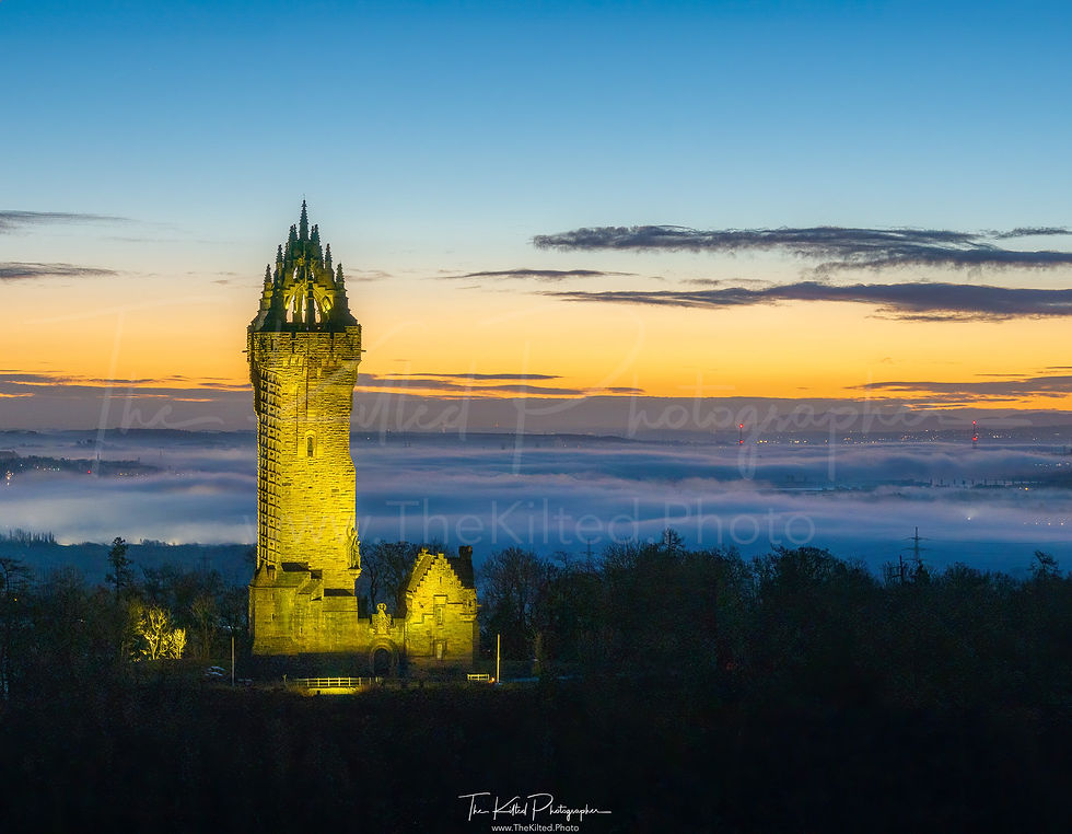 IMG00442 - The National Wallace Monument at sunrise
