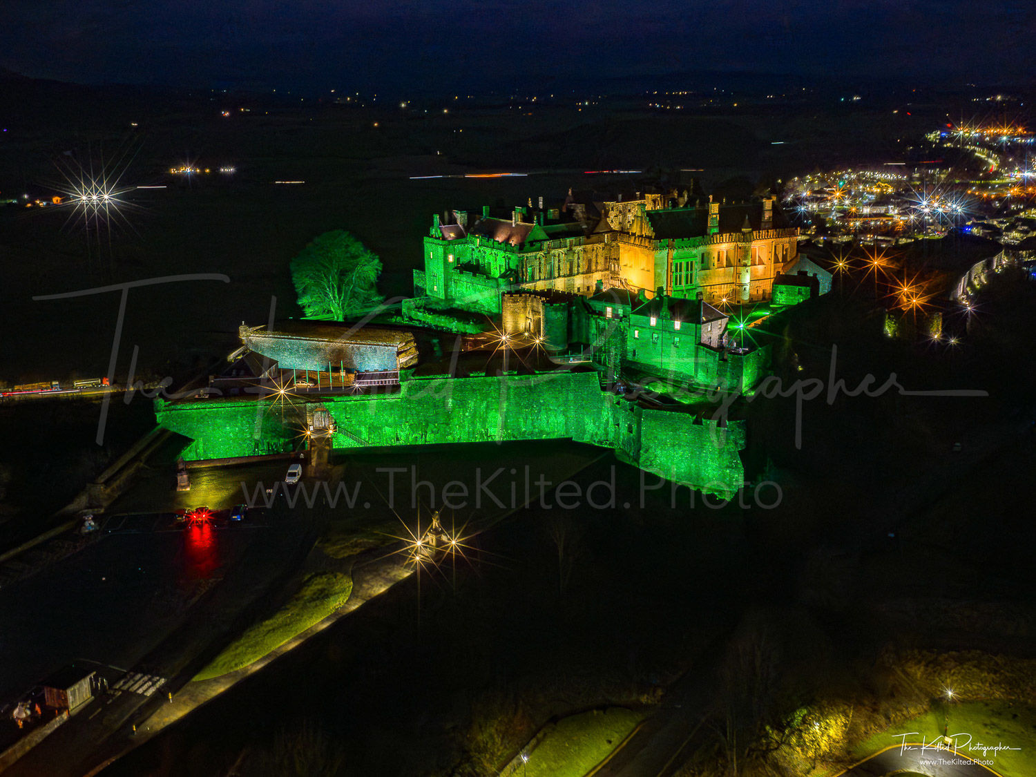Stirling Castle in Green
