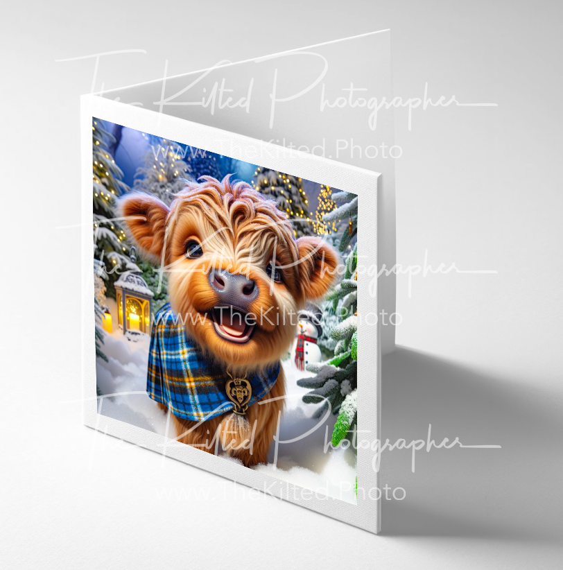 Thumbnail: The Kilted Coo Christmas Greeting Cards