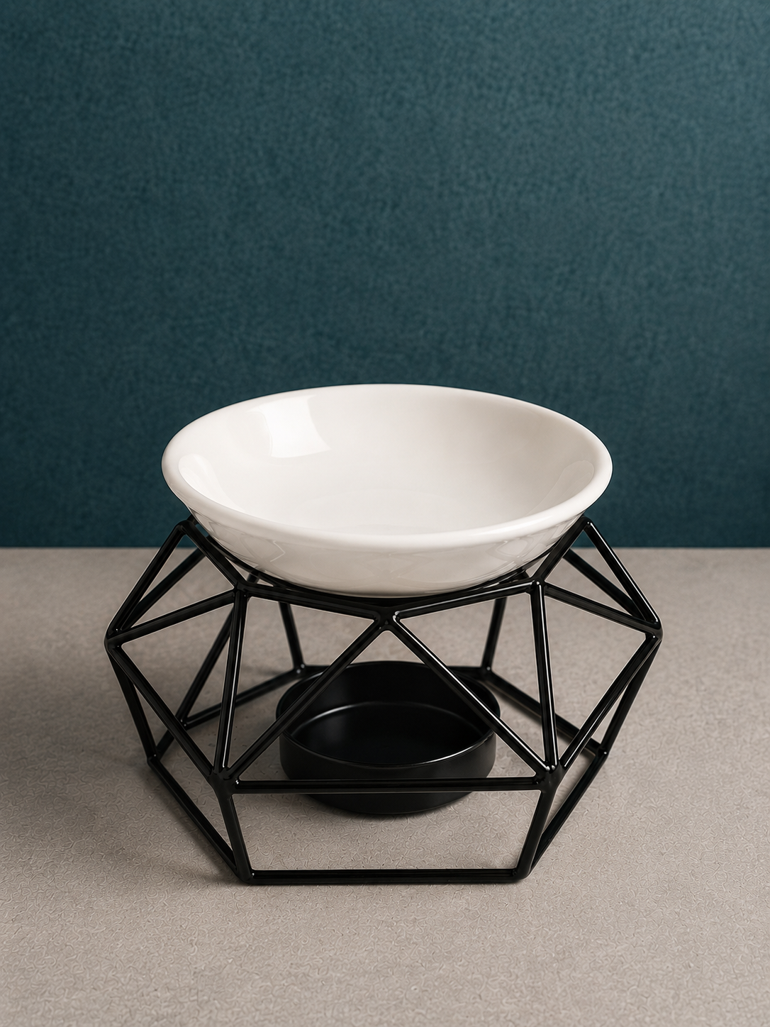 Modern Black Tealight Wax Warmer