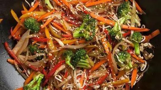 WOK DE NOODLES CON VERDURAS