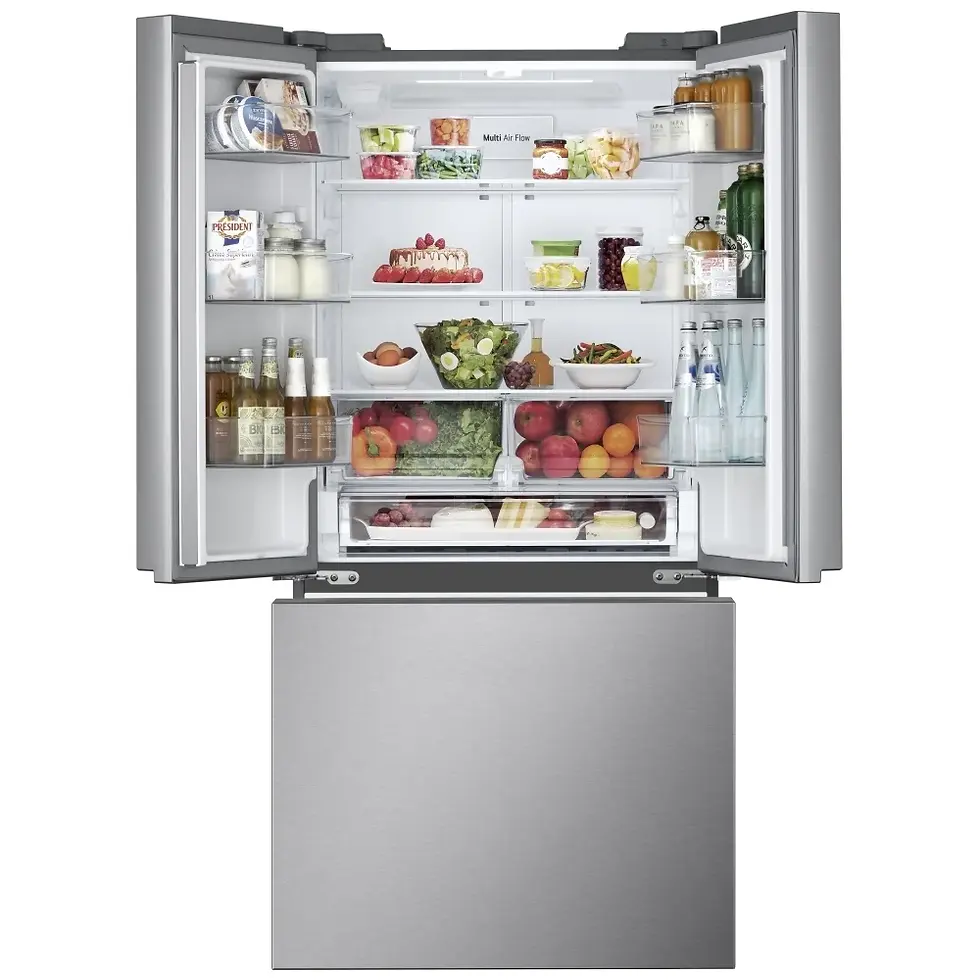 Thumbnail: LG LF25S6200S Bottom Freezer French Door Refrigerator, 33 inch Width