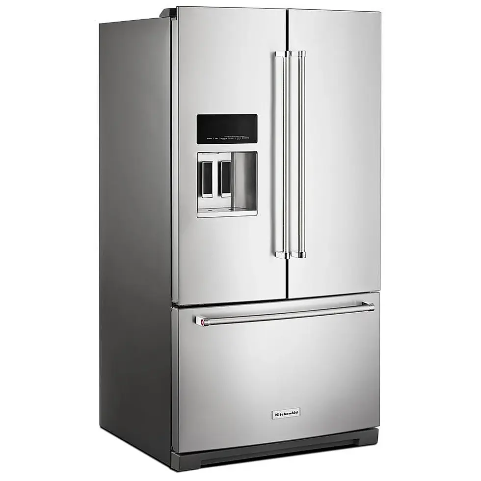 Thumbnail: KitchenAid KRFF577KPS French Door Refrigerator, 36 inch Width.