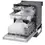 Thumbnail: LG LDPH5554S Dishwasher, 24 inch Exterior Width. Stainless steel