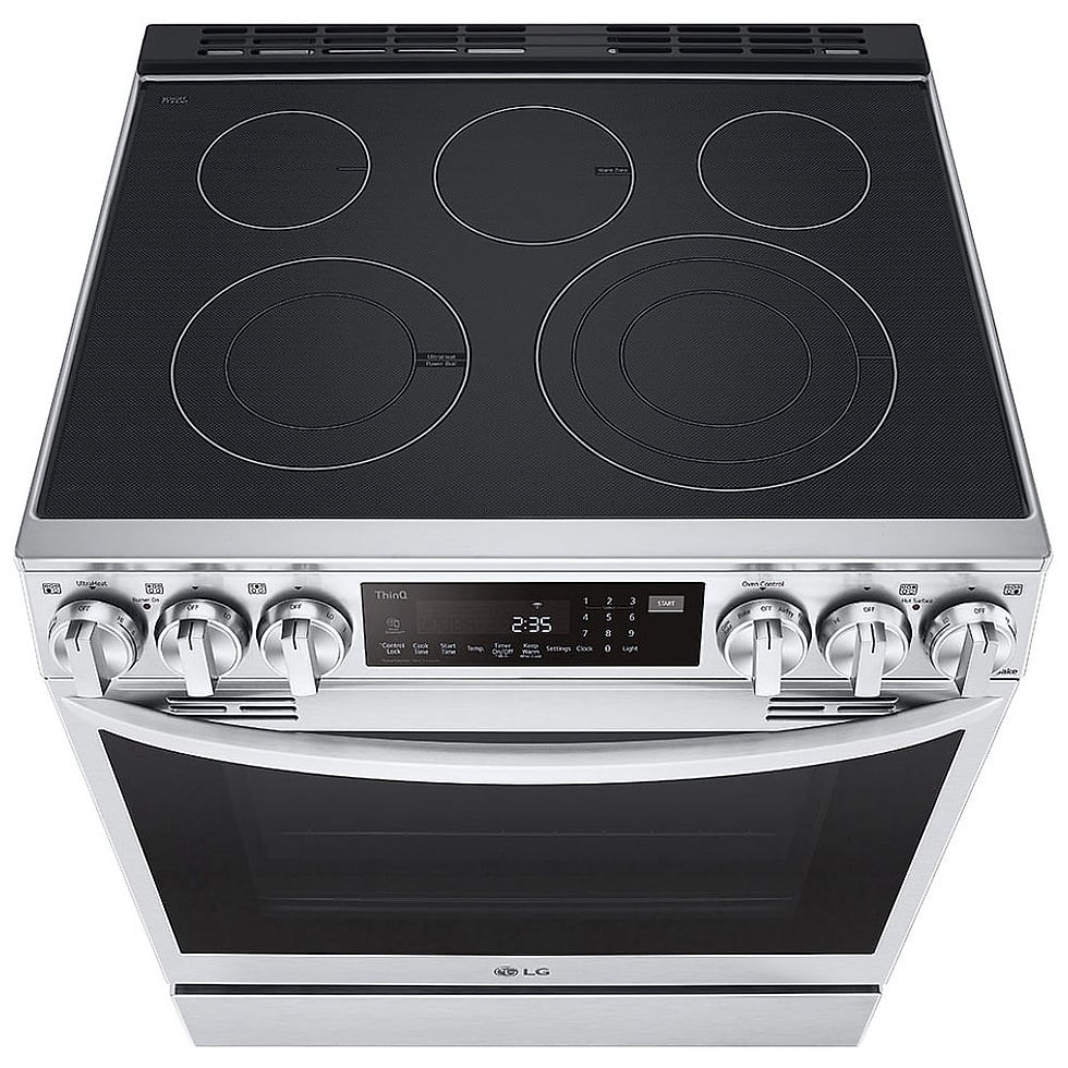 Thumbnail: LG LSEL6335F Electric Range, 6.3 cu. ft. Capacity, 30 inch Exterior Width.
