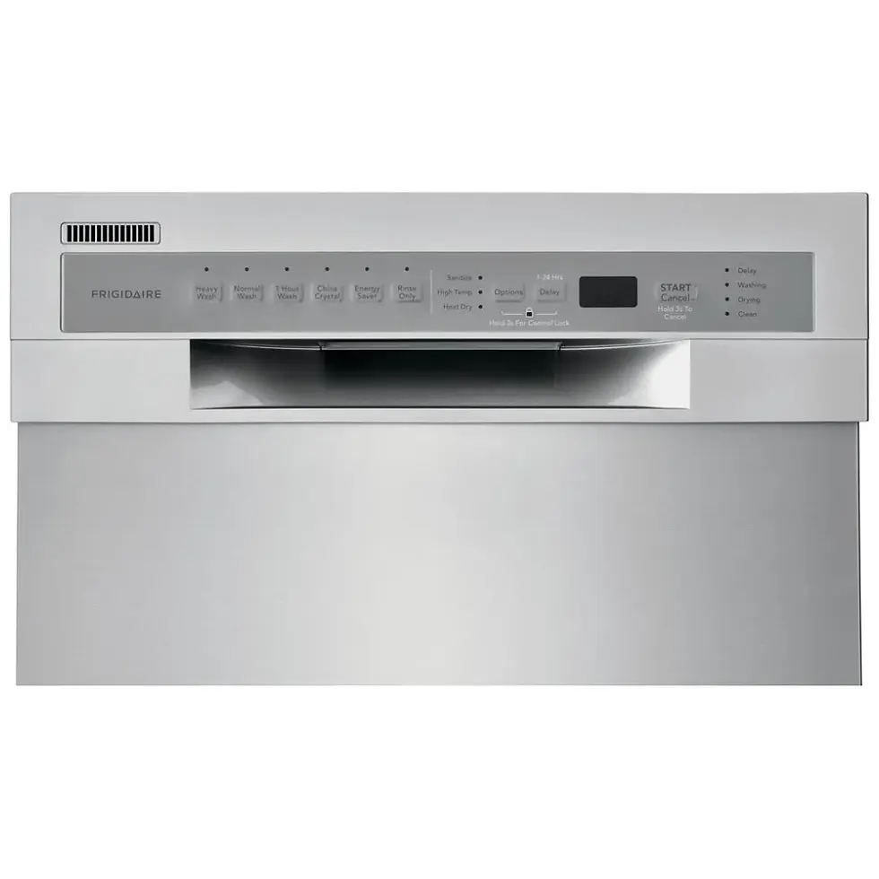 Thumbnail: Frigidaire FFBD1831US Dishwasher, 18 inch Exterior Width, 52 dB Decibel Level.