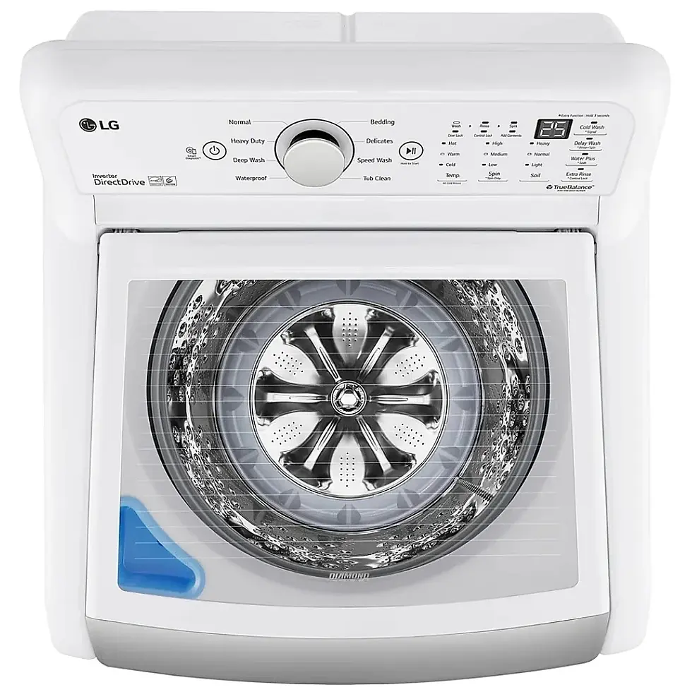 Thumbnail: LG WT7150CW Top Load Washer, 27 inch Width