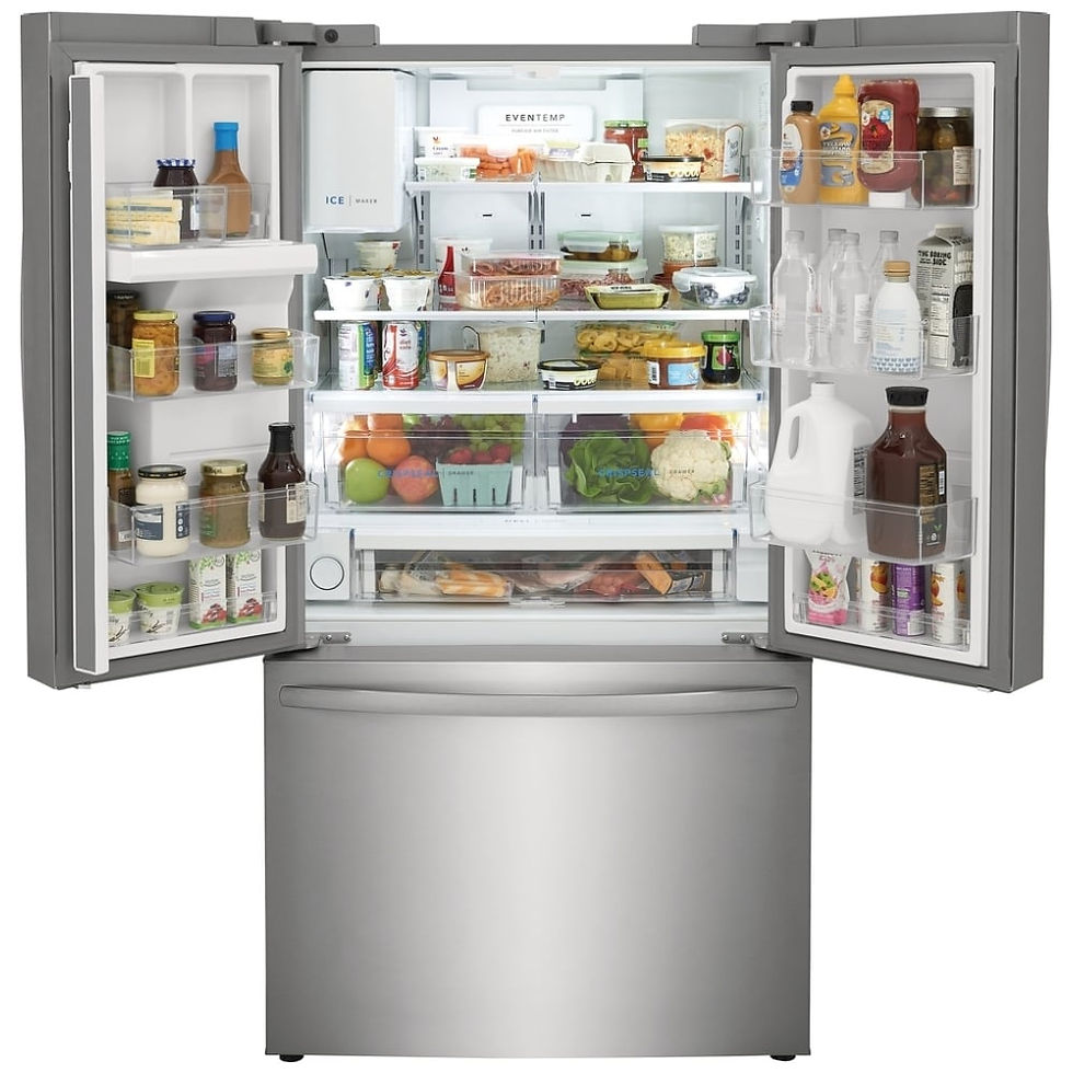 Thumbnail: Frigidaire FRFS2823AS French Door Refrigerator, 36 inch Width, 27.8 cu. ft.