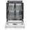 Thumbnail: LG LDFC2423W Dishwasher, 24 inch Exterior Width, 52 dB Decibel Level