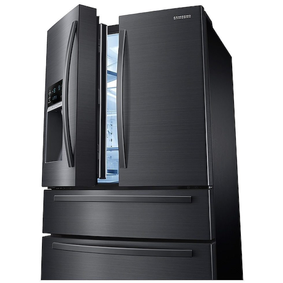 Thumbnail: Samsung RF25HMIDBSG - RF25HMIDBSG/AA French Door Refrigerator, 33 inch Width.