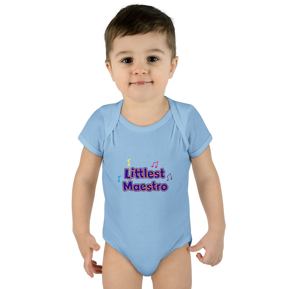 Thumbnail: Littlest Maestro Onesie without snaps
