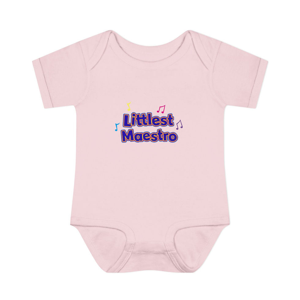 Thumbnail: Littlest Maestro Onesie without snaps