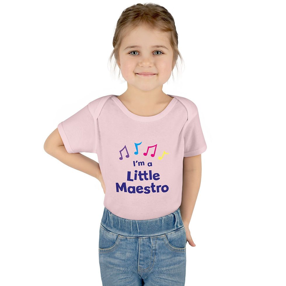 Thumbnail: Little Maestros Onesie without snaps