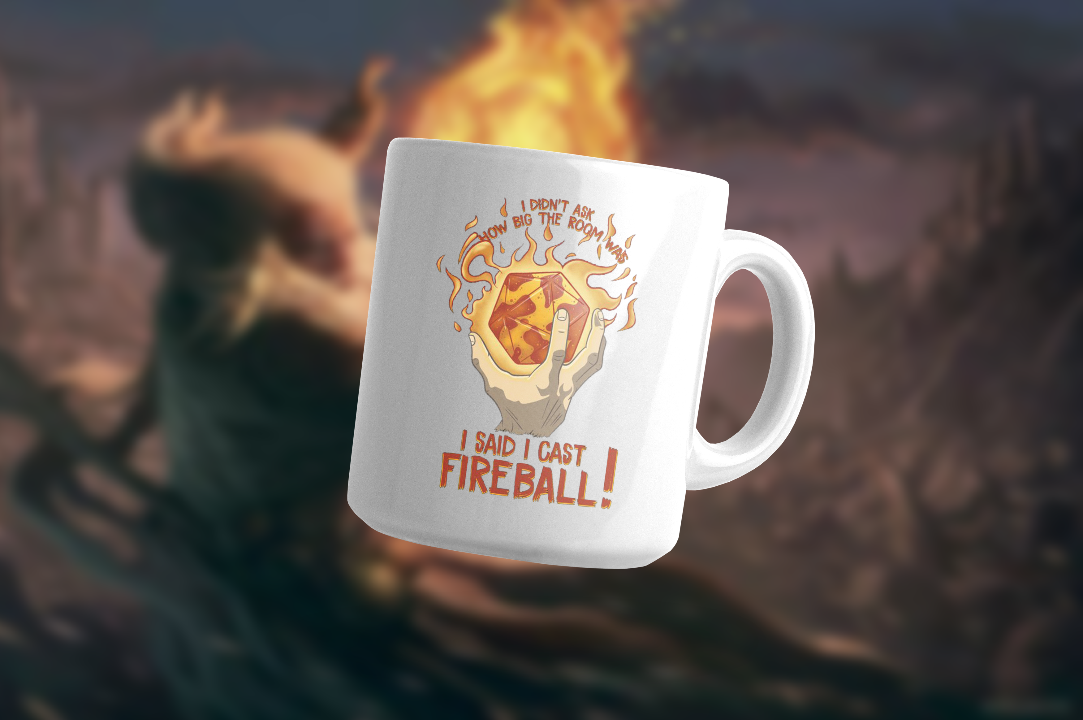 Caneca I said Fire Ball