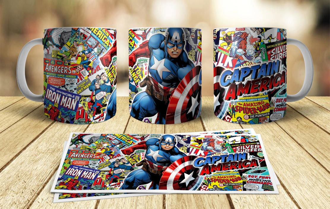 Caneca Capitão América