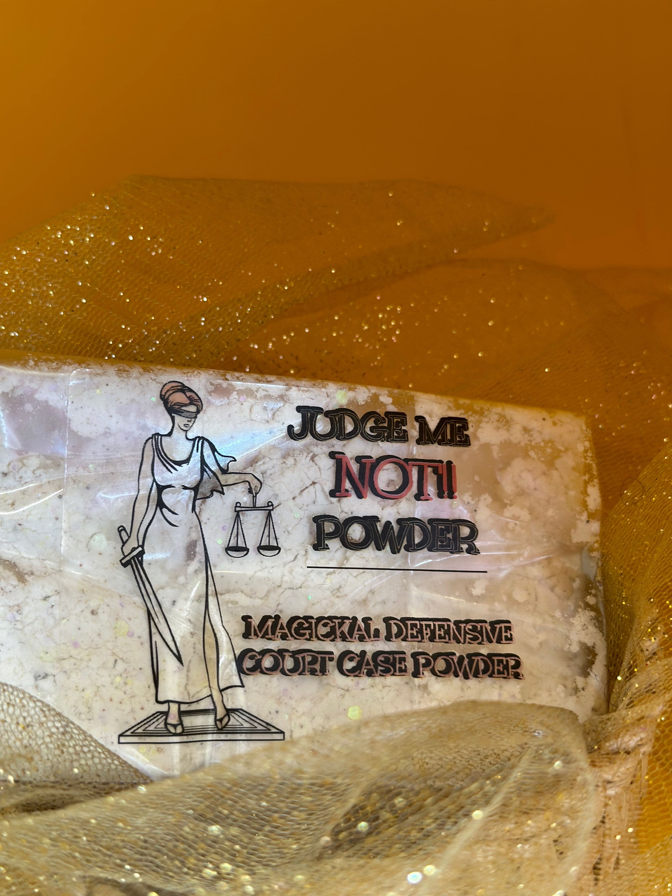 Judge Me Not Court Case Powder