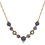 Thumbnail: Chroma Nine Stone Sapphire and Diamond Necklace