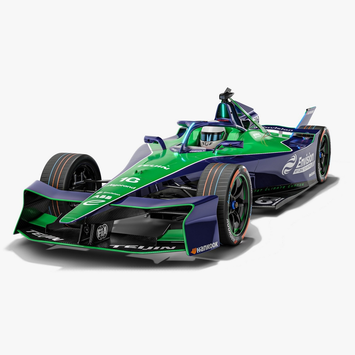 Envision Racing Formula E Team 2025 Gen3 Evo Race Car 3D