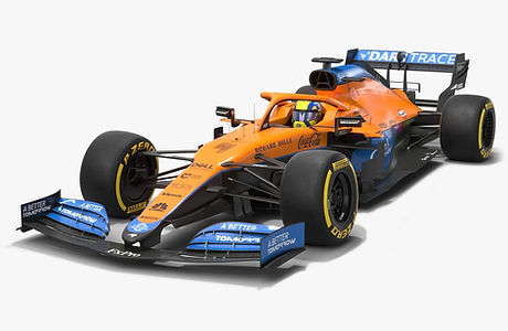 McLaren F1 2021 MCL35M Formula 1 race car  Low-poly PBR  3D model