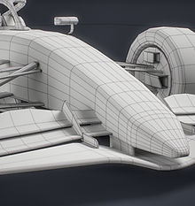 Dallara F2 2024 Formula 2 Race Car White Mockup PBR 3D model