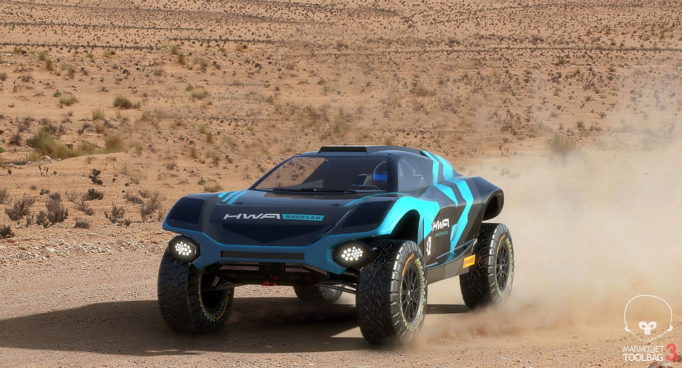 HWA Team Livery Extreme E Season 2021 PBR 3D model