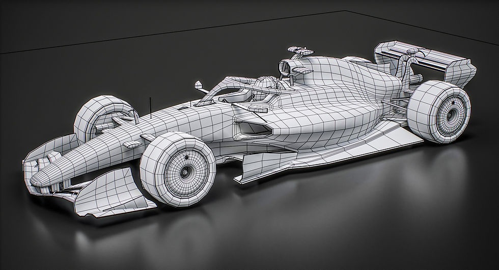 Formula 1 2026 F1 Audi Livery Concept Race Car PBR 3D model